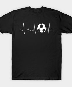 Soccer Heartbeat T-Shirt AI