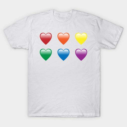 True Colors Hearts T-Shirt AI