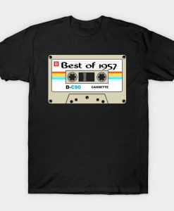 Vintage The Best of 1957 Amazing Gift to Honor Men and Women T-Shirt AI