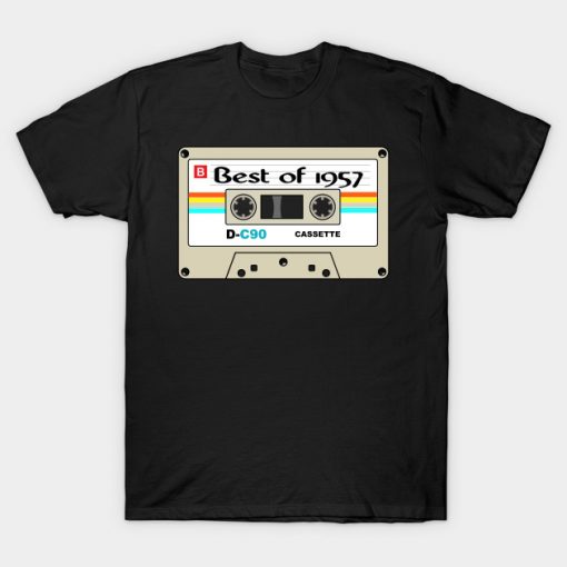Vintage The Best of 1957 Amazing Gift to Honor Men and Women T-Shirt AI