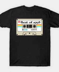 Vintage The Best of 1958 Amazing Gift to Honor Men and Women T-Shirt AI