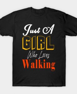 Walking Girl T-Shirt AI