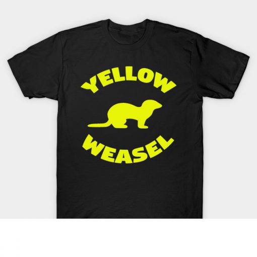 Yellow Weasel Yellow Weasel Yellow Weas T-Shirt AI