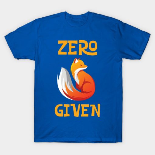 Zero Fox Given T-Shirt AI