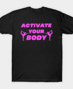 Activate your Body Yoga Fitness athlete T-Shirt AI