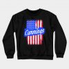 American Flag Cummings Family Gift For Men Women, Surname Last Name Crewneck Sweatshirt AI