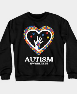 Autism awareness Crewneck Sweatshirt AI