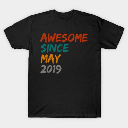 Awesome Since May 2019 T-Shirt AI