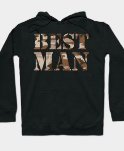 BEST MAN Desert Camo Camouflage Wedding Tshirt Hoodie AI