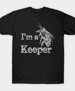 Beekeeper Im a Keeper Honeybee Vintage T-Shirt AI