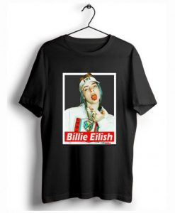 Billie Eilish Pop Streetwear Men T Shirt AI