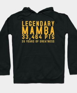 Black Mamba Legendary Mamba Out Farewel Hoodie AI