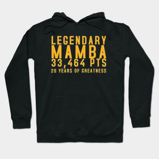 Black Mamba Legendary Mamba Out Farewel Hoodie AI