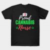 Cannabis Nurse T-Shirt AI