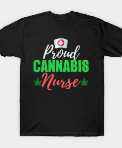 Cannabis Nurse T-Shirt AI