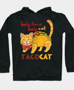 Cat and Taco Gift Idea - Taco Cat Foodie Gifts Hoodie AI