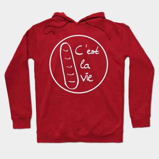 Cest La Vie Graphic Hoodie AI