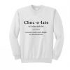 Chocolate Definition Sweatshirt AI