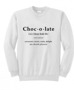 Chocolate Definition Sweatshirt AI