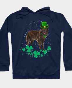 DUTCH SHEPHERD Dog St Patrick's Day Hoodie AI