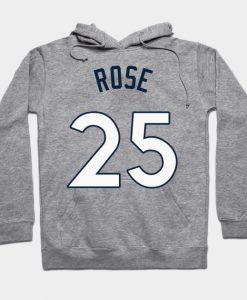 Derrick Rose Wolves Jersey Hoodie AI