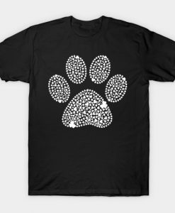 Dog Paw Shamrock St Patricks Day Lucky Cat Paw T-Shirt AI