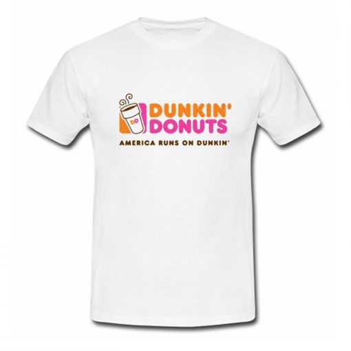 Dunkin donuts america runs on dunkin T Shirt AI