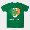 Funny Irish St Patrick Day Flag gift T-Shirt AI
