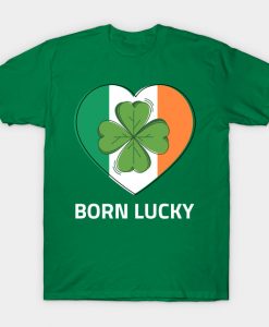 Funny Irish St Patrick Day Flag gift T-Shirt AI