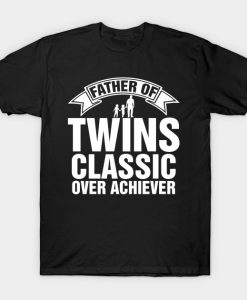 Funny Twin Dad Fathers Day Gifts I Twin Daddy T-Shirt AI