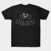 Funny Vintage Cycologist Bicycle Humor T-Shirt AI