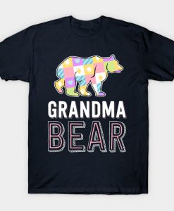 Grandma Bear Quilting Shirts For Women Craft Quilt Sewing T-Shirt AI