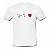 Heart Beat Custom Design T Shirt AI