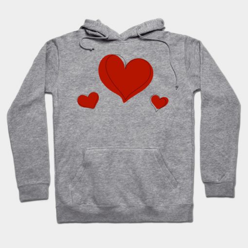 Hearts Hoodie AI