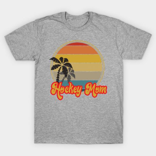 Hockey Mom Retro T-Shirt AI