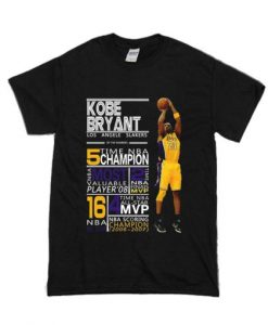 Kobe Bryant champion mvp T Shirt AI