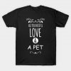Love Animals Animals Kitten Dog Bird T-Shirt AI
