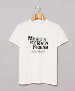 Music Is My Only Friend Ringer T-Shirt AI