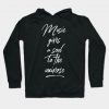 Music gives a soul to the universe Hoodie AI