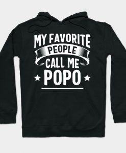 My Favorite People Call Me Popo Fathers Day Hoodie AI