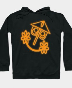 Neon Its a Small World Hoodie AI