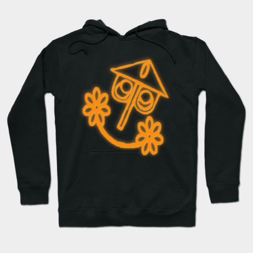 Neon Its a Small World Hoodie AI