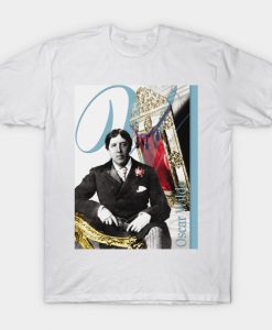 Oscar Wilde Collage Portrait T-Shirt AI