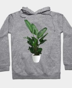 Paradise Bird Plant Hoodie AI