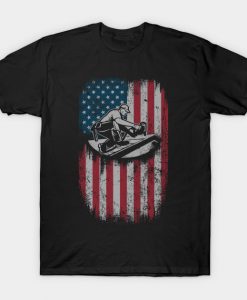 Proud Roofer American Flag T-Shirt AI