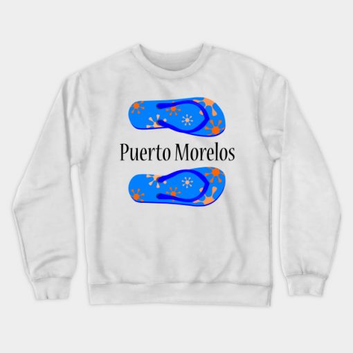 Puerto Morelos Mexico Crewneck Sweatshirt AI