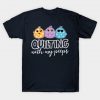 Quilting With My Peeps Funny Quilting Shirts For Women T-Shirt AI