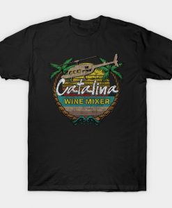 Retro Catalina Wine Mixer T-Shirt AI