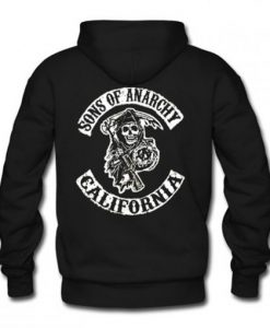 Sons of Anarchy California Hoodie Back AI