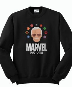 Stan Lee Marvel RIP 1922-2018 Sweatshirt AI